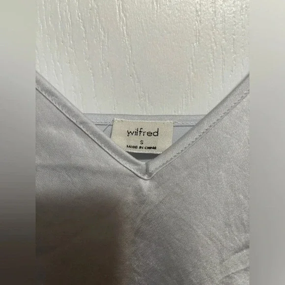 WILFRED Only Satin Slip Mini Dress - Picture 7 of 9